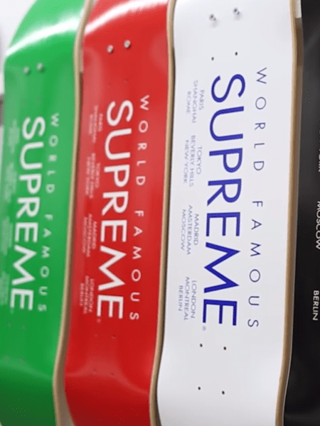Colección de tablas de skate Supreme - Portada