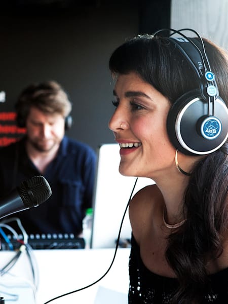 Jessie Ware podcast recording