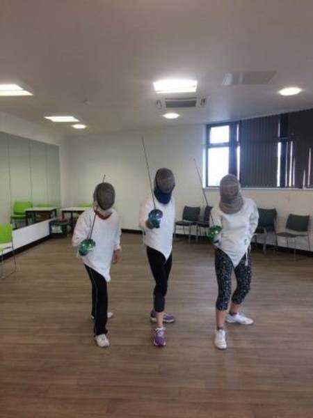 En Garde! University of Hertfordshire staff getting active when on lunch