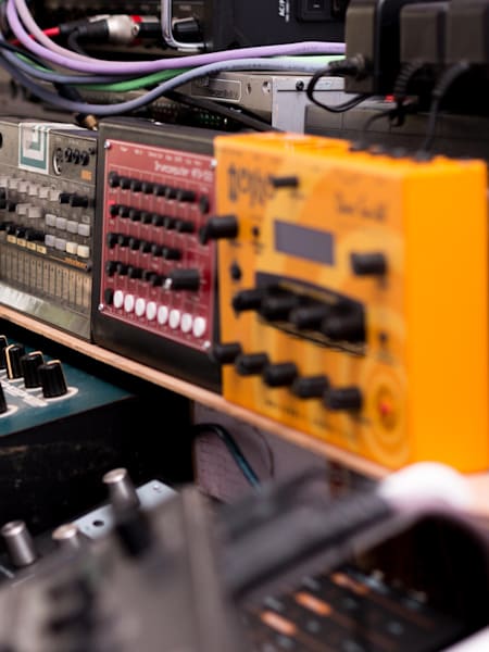 Himanshu Pandey aka United Machines' synthesizer collection