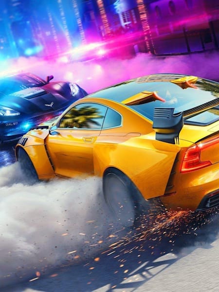 Need for Speed Heat yellow car