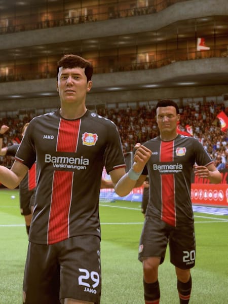 Cieszynka Kaia Havertza po zdobyciu gola w FIFA 20