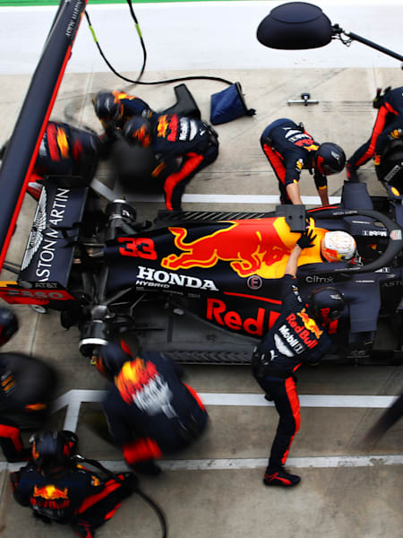 Red Bull Racing pit stop