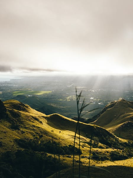 Vistas panorámicas desde la cima del Cerro Chame, Panamá