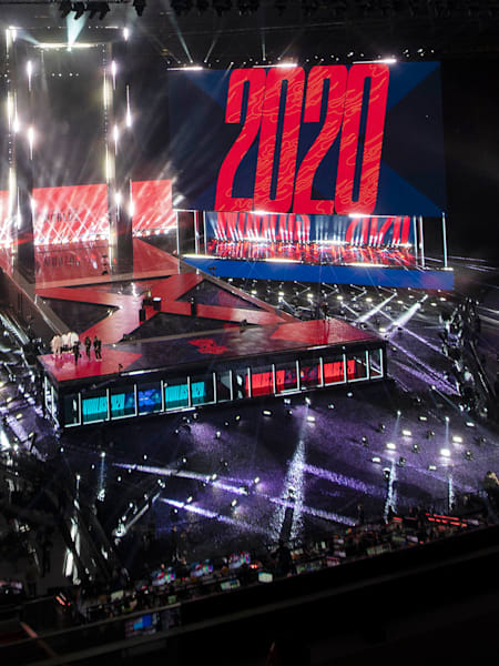 The Worlds 2020 stage