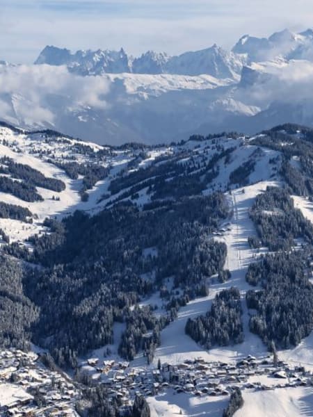 Das Skigebiet Les Gets ist nicht weit von Genf entfernt