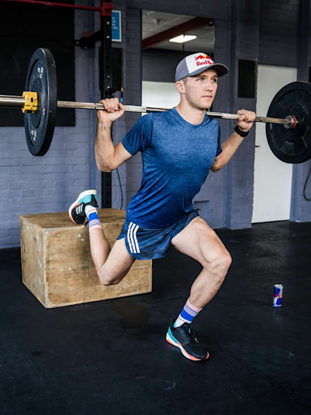 Tom Evans weight training