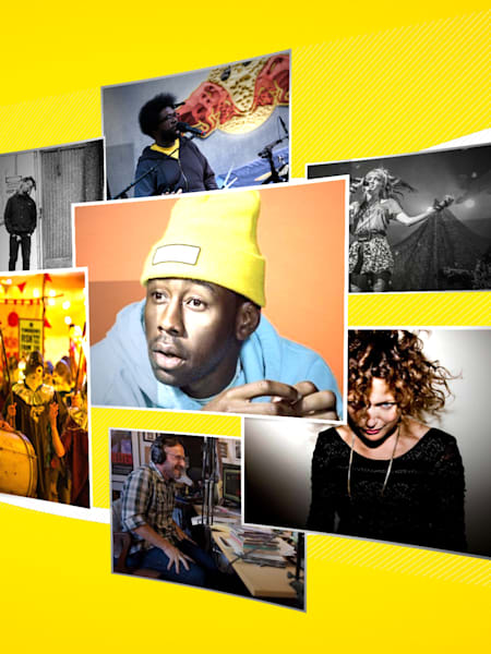 World of podcasts wall