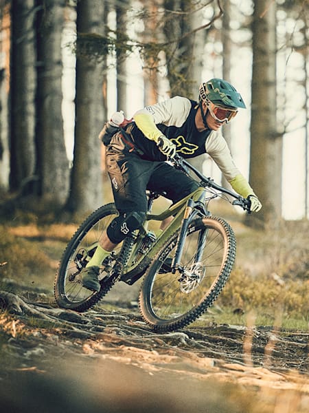 Posizione da manuale sulla MTB