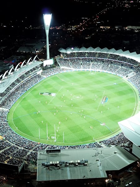 A rugby stadium in Australia