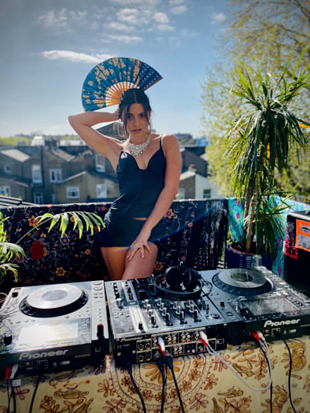 Madam X takes to the roof for a livestream
