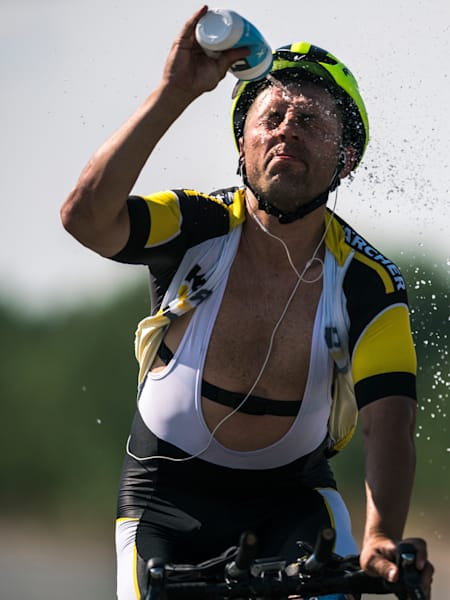 Vladimir Gusev from Russia performs during the 3rd stage Kazan-Perm at the Red Bull Trans-Siberian Extreme race in Russia on July 26th, 2018