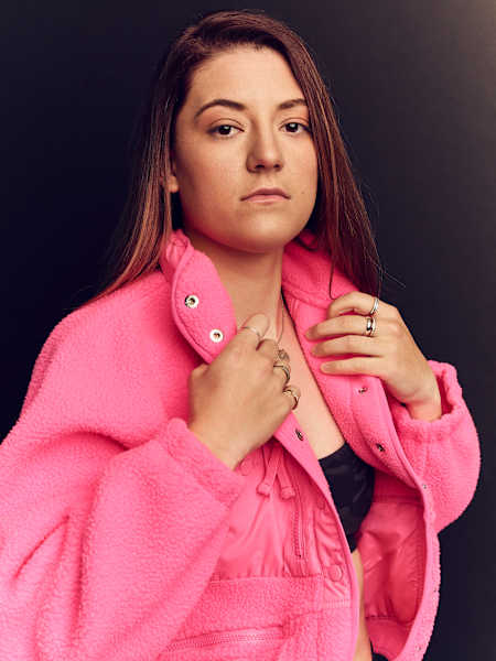 Chloé Dygert photographed for The Red Bulletin.