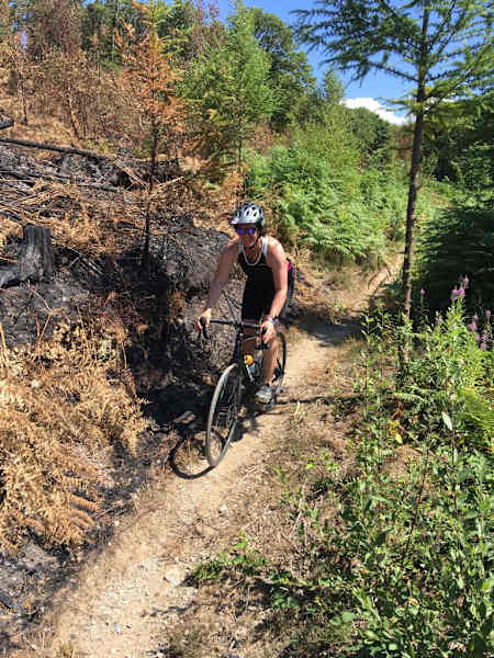 Aberystwyth Wales gravel route