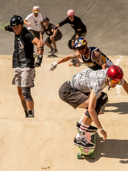 Competitors perform at Red Bull Feel the Wheel in Prague, Czech Republic on August 11, 2019