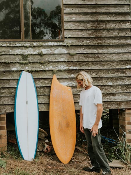 The line up in Dan's backyard.