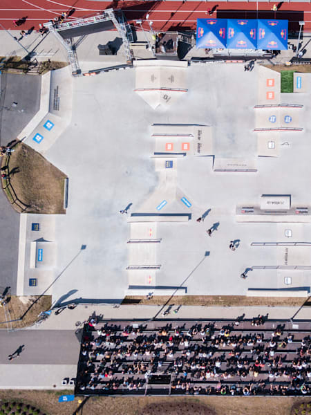 Skatepark na Simple Session w Rydze