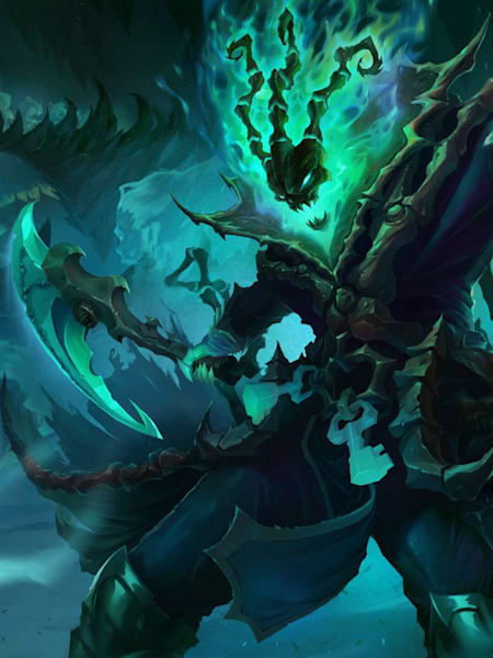 Grafika przedstawiająca Thresha z League of Legends