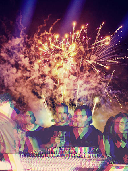 Partying in Sydney in the new millennium.