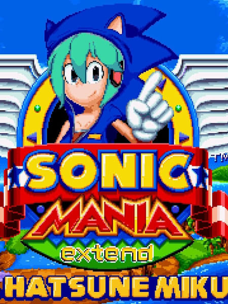 Le jeu vidéo Sonic Mania a reçu son propre fangame ou jeu de fan, nommé Sonic Mania & Hatsune Miku.