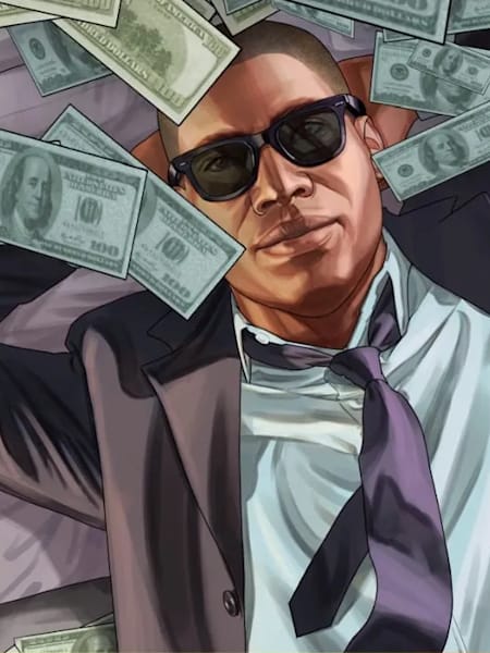 Grand Theft Auto V key art