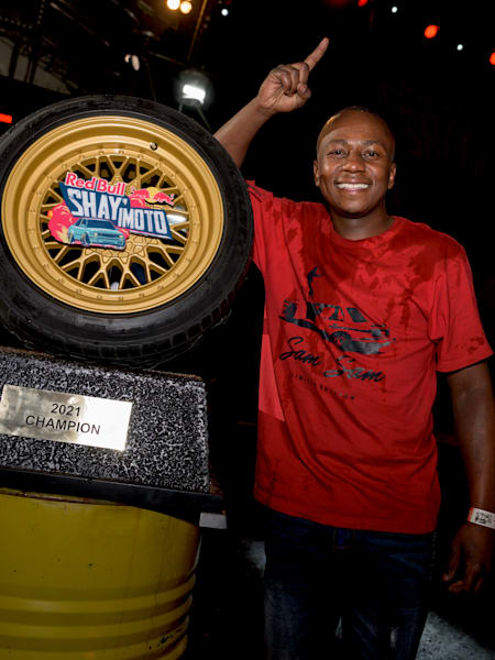 Sam Sam wins Red Bull Shay iMoto spinning event in Johannesburg, South Africa, 11 September 2021