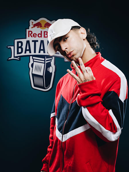 Teorema poses for a portrait during Red Bull Batalla 2022 National Final, in Santiago, Chile on November 4, 2022.