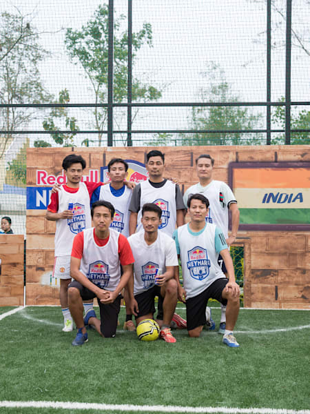 Tribals United FC at the Red Bull Neymar Jr's Five city qualifier