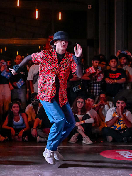 Mekhola at the Red Bull Dance Your Style 2022 India East Zone Final