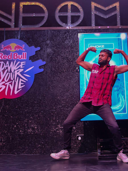 Smoke at the Red Bull Dance Your Style 2022 India South Zone Final