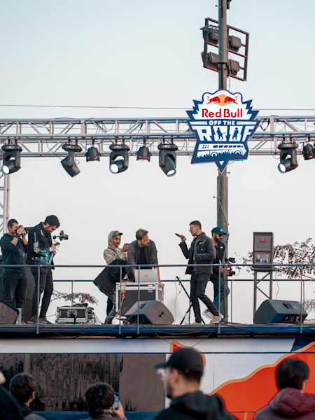 Red Bull Off The Roof Bus Unfolds At The Met Carnival