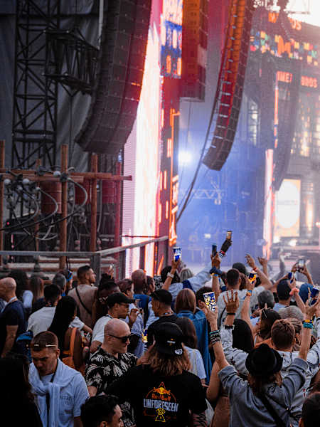 Crowd during Red Bull Unforeseen in Frauenfeld, Switzerland on July 7th, 2022.
