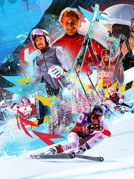 FIS Alpine Ski Weltmeisterschaften 2025 in Saalbach.