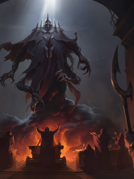Illustration d'Atakhan dans le jeu League of Legends.