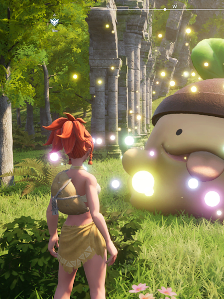 Les lucky Pals scintillent dans le jeu vidéo Palworld.