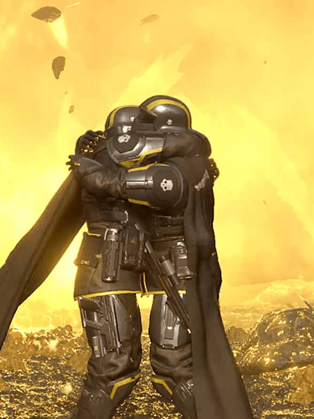 Le jeu vidéo Helldivers 2 fait la part belle à la coopération.