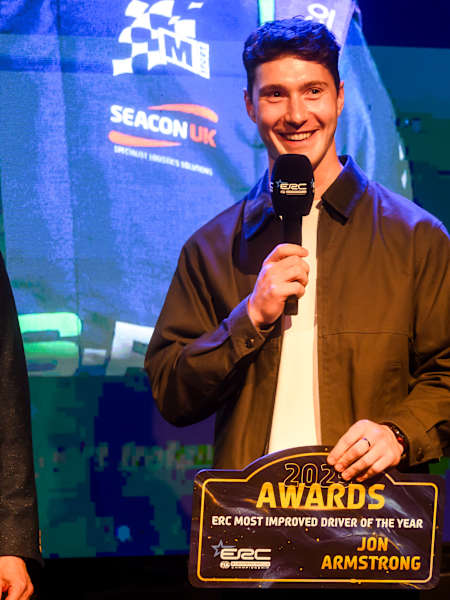 Fans chose Armstrong as the ERC Most Improved Driver of 2025