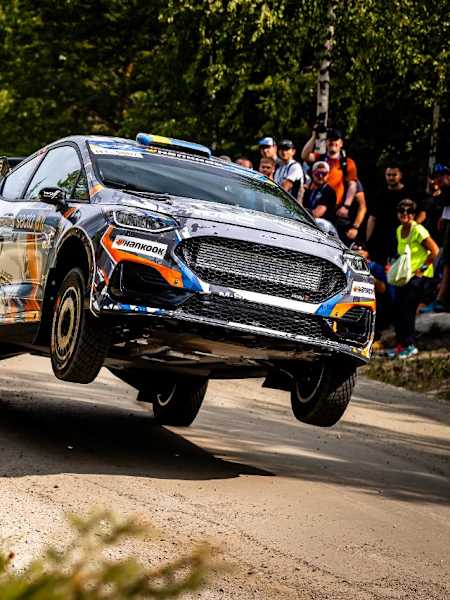 Johansson is a Junior WRC title contender