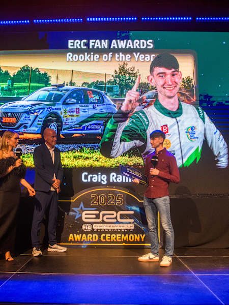 Rahill’s first-season heroics earn ERC fan recognition