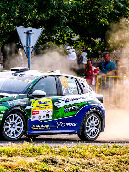 Craig Rahill took his maiden Junior ERC win in Zlín