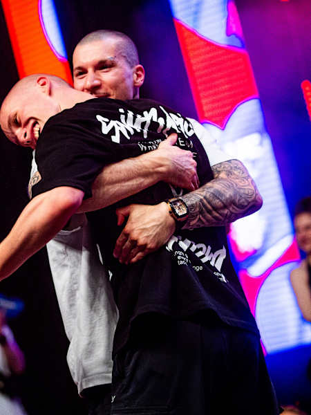 Ian Hotko se veseli zmage na Red Bull Dance Your Style Portorož 2025