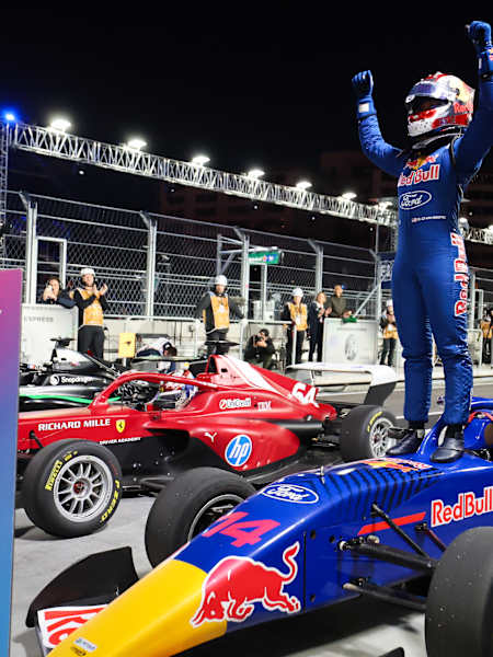 Race winner Chloe Chambers celebrates her home win!