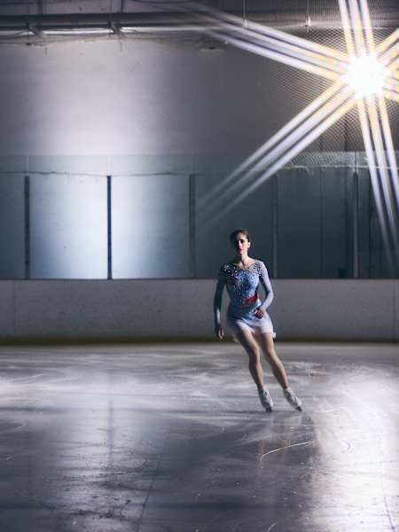Isabeau Levito skating at Lakewood Ice in Lakewood, CA