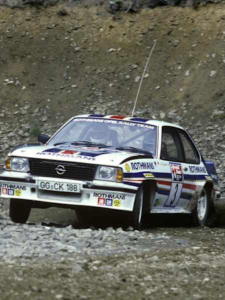 Jimmy McRae on an ERC charge in Scotland in 1982