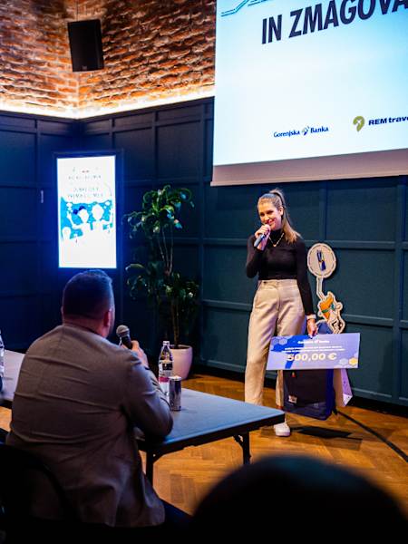 Lana Rakovec, zmagovalka državnega finala