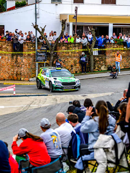 Third place earned Jose Suarez €8000 in Škoda Motorsport parts vouchers