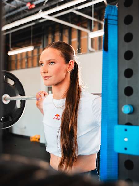 Bergen Reilly at the gym
