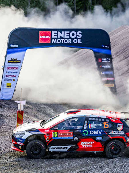 Tempestini on an ERC super special charge in Sweden