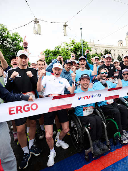 Erste Startreihe beim Wings for Life World Run in Wien