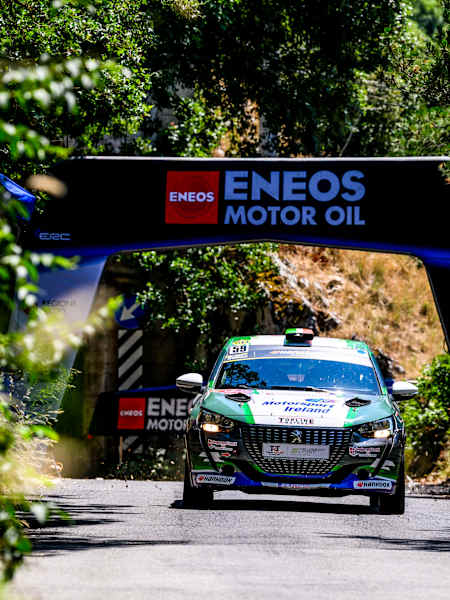 Motorsport Ireland Rally Academy pair making Junior ERC gains